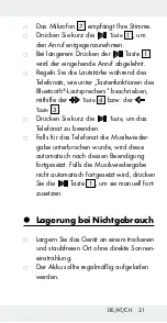 Preview for 20 page of Silvercrest SBL 4 A1 Operation And Safety Notes