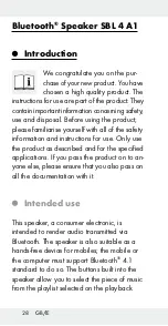 Preview for 27 page of Silvercrest SBL 4 A1 Operation And Safety Notes