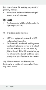 Preview for 29 page of Silvercrest SBL 4 A1 Operation And Safety Notes