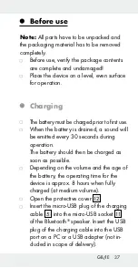 Preview for 36 page of Silvercrest SBL 4 A1 Operation And Safety Notes