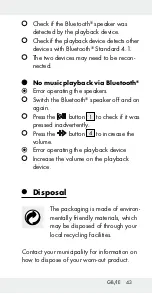 Preview for 42 page of Silvercrest SBL 4 A1 Operation And Safety Notes