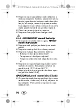 Предварительный просмотр 72 страницы Silvercrest SBL 44 A1 Operating Instructions Manual