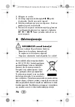 Предварительный просмотр 78 страницы Silvercrest SBL 44 A1 Operating Instructions Manual