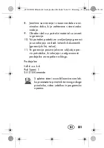 Предварительный просмотр 83 страницы Silvercrest SBL 44 A1 Operating Instructions Manual