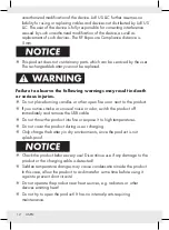 Preview for 12 page of Silvercrest SBL TW10 A1 Operation And Safety Notes