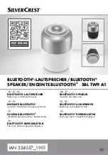 Preview for 1 page of Silvercrest SBL TW9 A1 Operation And Safety Notes