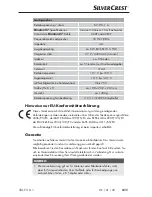 Preview for 34 page of Silvercrest SBLF 5 A1 Operating Instructions And Safety Instructions