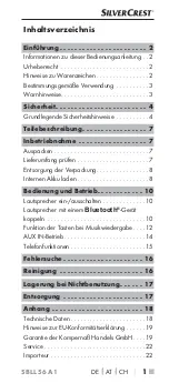 Preview for 4 page of Silvercrest SBLL 56 A1 Operating Instructions Manual