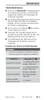 Preview for 18 page of Silvercrest SBLL 56 A1 Operating Instructions Manual