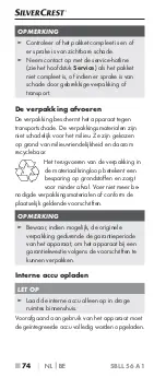 Preview for 77 page of Silvercrest SBLL 56 A1 Operating Instructions Manual