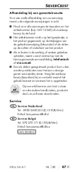 Preview for 90 page of Silvercrest SBLL 56 A1 Operating Instructions Manual