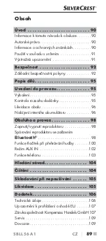 Preview for 92 page of Silvercrest SBLL 56 A1 Operating Instructions Manual