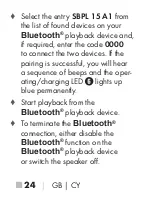 Предварительный просмотр 27 страницы Silvercrest SBPL 15 A1 Operating Instructions Manual