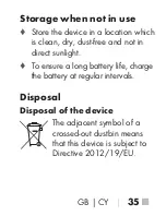 Предварительный просмотр 38 страницы Silvercrest SBPL 15 A1 Operating Instructions Manual