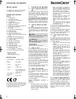 Предварительный просмотр 4 страницы Silvercrest SBS 1400 A1 Operation And Safety Notes