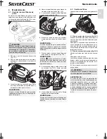 Предварительный просмотр 7 страницы Silvercrest SBS 1400 A1 Operation And Safety Notes