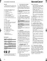 Предварительный просмотр 10 страницы Silvercrest SBS 1400 A1 Operation And Safety Notes