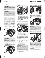 Предварительный просмотр 18 страницы Silvercrest SBS 1400 A1 Operation And Safety Notes