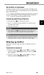 Preview for 58 page of Silvercrest SBT 3.0 A1 Operating Instructions Manual