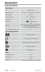 Предварительный просмотр 23 страницы Silvercrest SBT 3.6 D2 Operating Instructions Manual