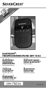 Предварительный просмотр 1 страницы Silvercrest SBTF 10 B2 Operating Instructions Manual