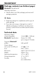 Предварительный просмотр 9 страницы Silvercrest SBTF 10 C2 Operating Instructions Manual