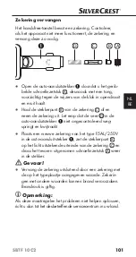 Предварительный просмотр 104 страницы Silvercrest SBTF 10 C2 Operating Instructions Manual