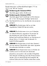 Предварительный просмотр 72 страницы Silvercrest SBTV 3.2 A1 Operating Instructions And Safety Instructions