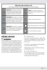 Preview for 12 page of Silvercrest SBV 50 B1 Operation And Safety Notes