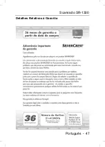 Preview for 47 page of Silvercrest Scanradio SR-1300 Manual