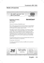 Preview for 63 page of Silvercrest Scanradio SR-1300 Manual