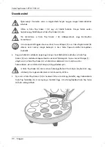 Предварительный просмотр 22 страницы Silvercrest SCPM 1000 A1 User Manual And Service Information