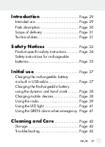 Предварительный просмотр 27 страницы Silvercrest SCR 1 A1 Operation And Safety Notes