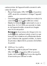 Предварительный просмотр 61 страницы Silvercrest SCR 1 A1 Operation And Safety Notes