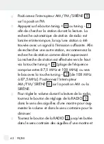 Предварительный просмотр 62 страницы Silvercrest SCR 1 A1 Operation And Safety Notes