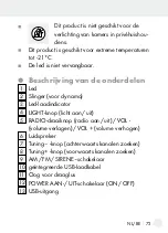 Предварительный просмотр 73 страницы Silvercrest SCR 1 A1 Operation And Safety Notes