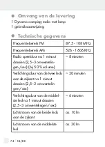 Предварительный просмотр 74 страницы Silvercrest SCR 1 A1 Operation And Safety Notes