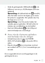 Предварительный просмотр 81 страницы Silvercrest SCR 1 A1 Operation And Safety Notes