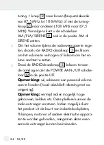 Предварительный просмотр 84 страницы Silvercrest SCR 1 A1 Operation And Safety Notes