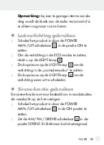 Предварительный просмотр 85 страницы Silvercrest SCR 1 A1 Operation And Safety Notes