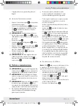 Preview for 33 page of Silvercrest SDB 1500 A1 Operation And Safety Notes