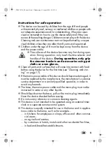 Preview for 7 page of Silvercrest SDG 800 B2 Operating Instructions Manual