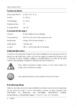 Preview for 6 page of Silvercrest SDJ 100 A1 User Manual And Service Information