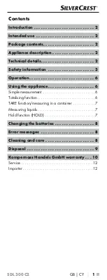 Предварительный просмотр 4 страницы Silvercrest SDL 300 C2 Operating Instructions Manual