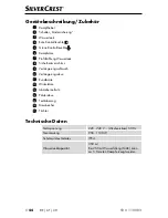 Предварительный просмотр 47 страницы Silvercrest SDR 1100 B2 Operating Instructions Manual