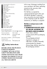 Предварительный просмотр 8 страницы Silvercrest SDR 1100 C2 Operation And Safety Notes