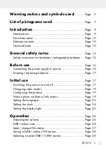 Preview for 5 page of Silvercrest SDRF 10 A1 Operation And Safety Notes