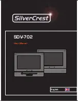 Silvercrest SDV-702 User Manual preview