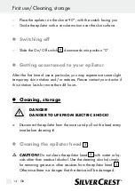 Preview for 14 page of Silvercrest SE 32 A1 Operation And Safety Notes