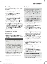 Preview for 18 page of Silvercrest SECM 12 B2 Operating Instructions Manual